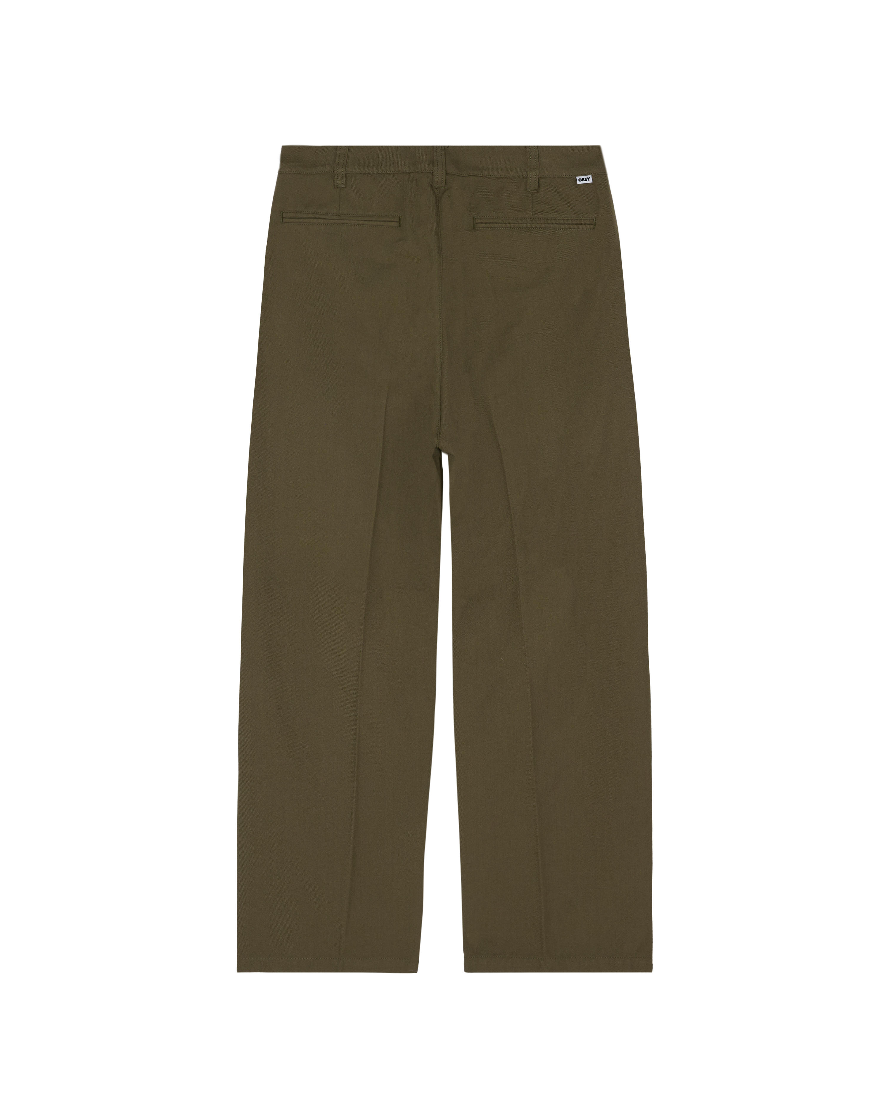Obey Dean Pleated Pants Stone Gray Herren Bundfaltenhose ocker braun